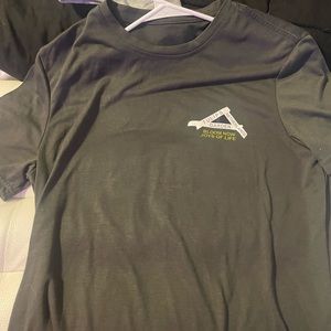 Grey short sleeve graphic tee